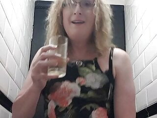 Public Pissing In A Glass And Sharing It With Friends free video