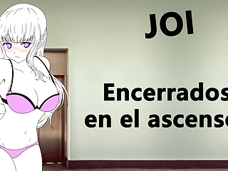 Spanish Joi - Encerrados En El Ascensor Con Tu Vecina free video