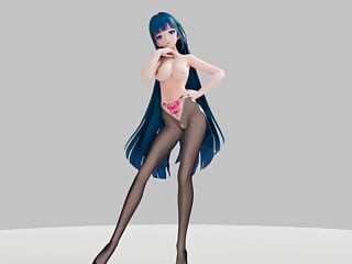 R18Mmd Raiden Mei Strip Show - Nki2233 - Blue Hair Color Edit Smixix free video