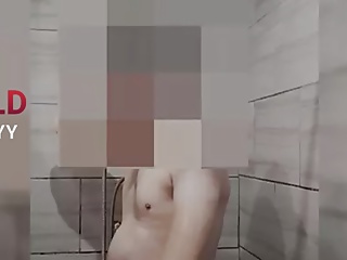 Security Guard Naked Work Shower Masturbate free video