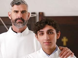 Hot Priest Sex With Catholic Altar Boy While Training free video