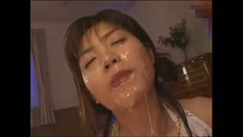 Hot Asian With Facial Cum Blowjobs Two Guys At Once free video