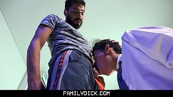 Familydick - Stepdad Punishes His Boy By Plowing His Asshole Raw free video