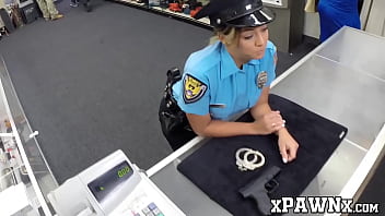 Slutty Policewoman Fucks With Pawnbroker For Extra Money free video