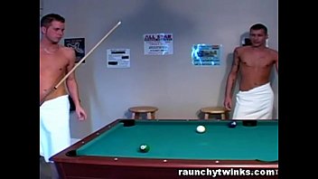 Hot Men In Towels Playing Pool Then Something Happens free video