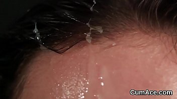 Wicked Bombshell Gets Jizz Shot On Her Face Gulping All The Jizm free video