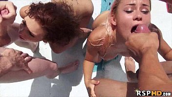 Pool Party Turns Into Orgy Bianca B, Sasha Summers 5 free video